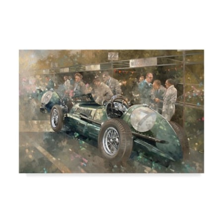 Peter Miller 'R. Parnell's Maserati' Canvas Art,16x24